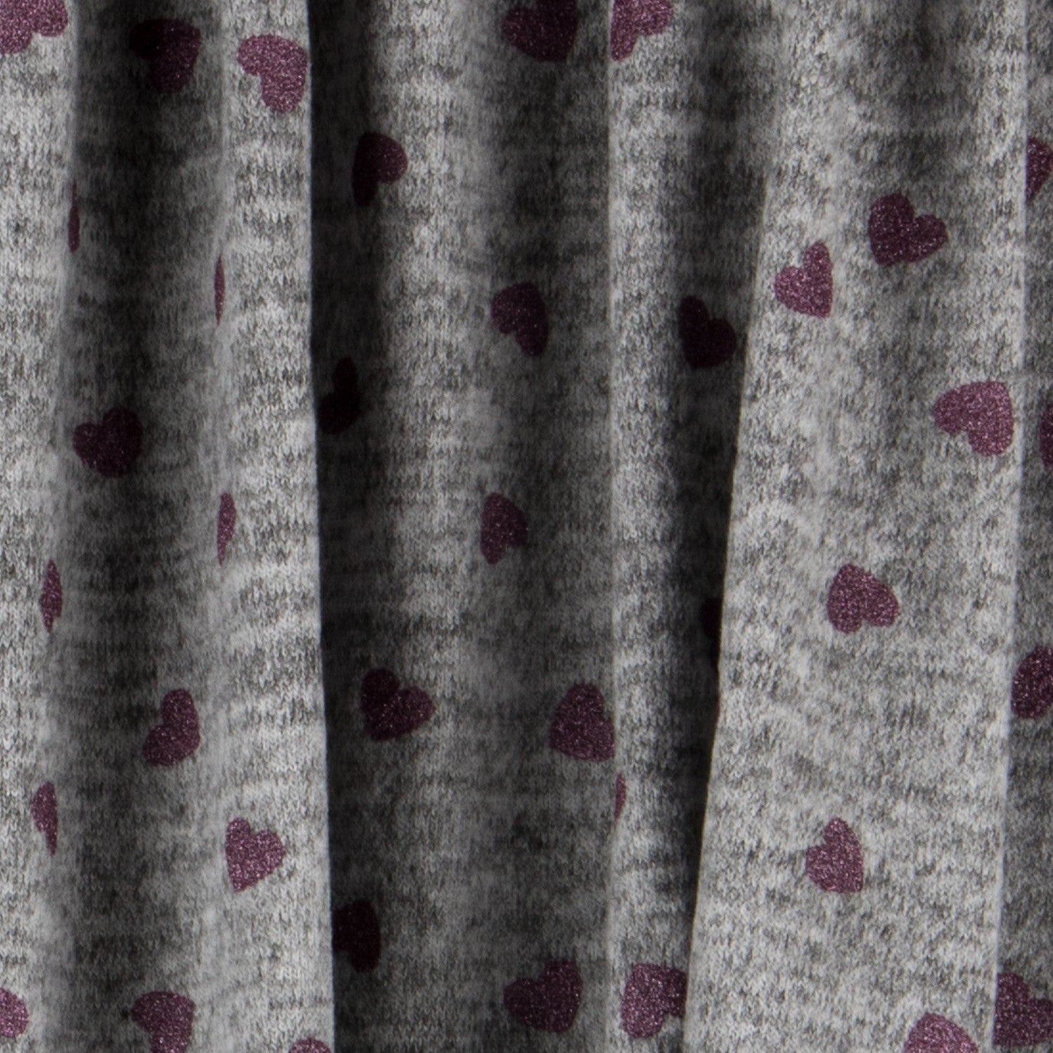 Violettes Glitzerfleece-Strickmuster - Ribes y Casals