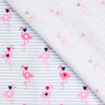 Flamenco Cotton Cotton Lists Hellblau gestrickt - Ribes y Casals