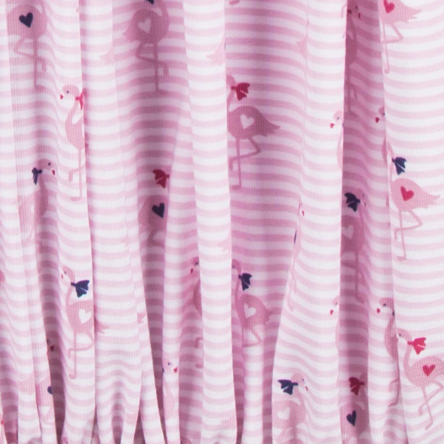 Gestrickte Baumwolle Flamenco Rosa Lists - Ribes y Casals
