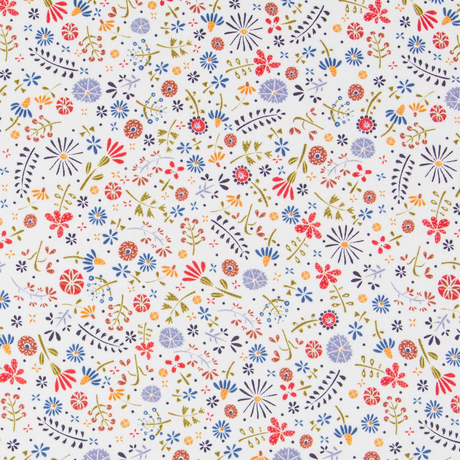 Rohbaumwolle Floral Cotton Knit - Ribes y Casals