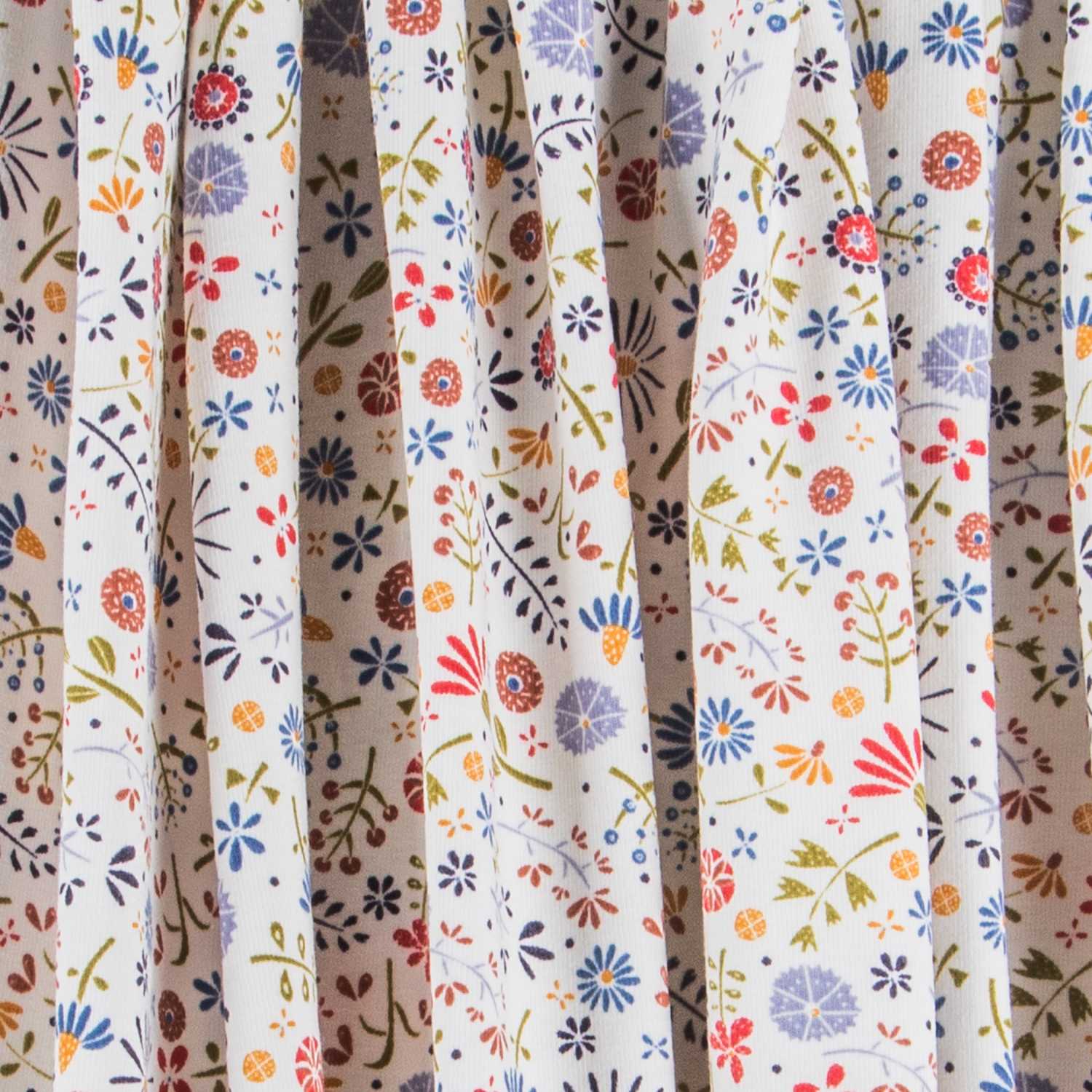 Rohbaumwolle Floral Cotton Knit - Ribes y Casals