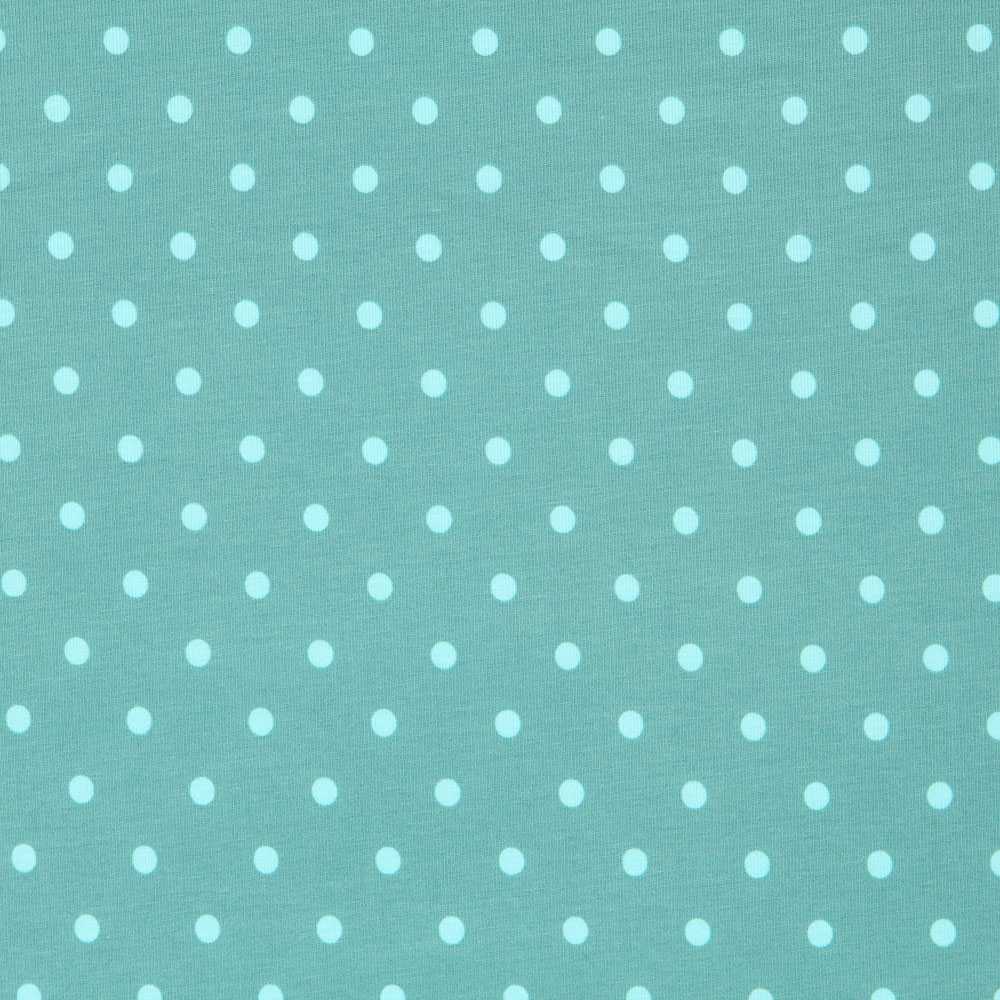 Gestrickte Baumwolle Polka Dots Mint - Ribes y Casals