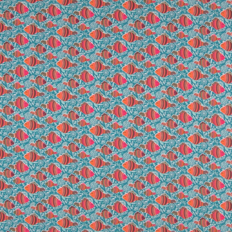 T-shirt Fisch Aquamarin - Ribes y Casals