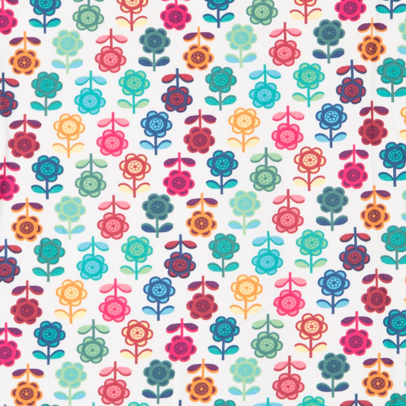Mehrfarbiges Blumen T-Shirt - Ribes y Casals