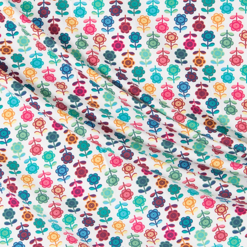 Mehrfarbiges Blumen T-Shirt - Ribes y Casals