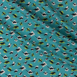 Gestricktes T-shirt Jurassic Aquamarin - Ribes y Casals