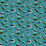 Gestricktes T-shirt Jurassic Aquamarin - Ribes y Casals