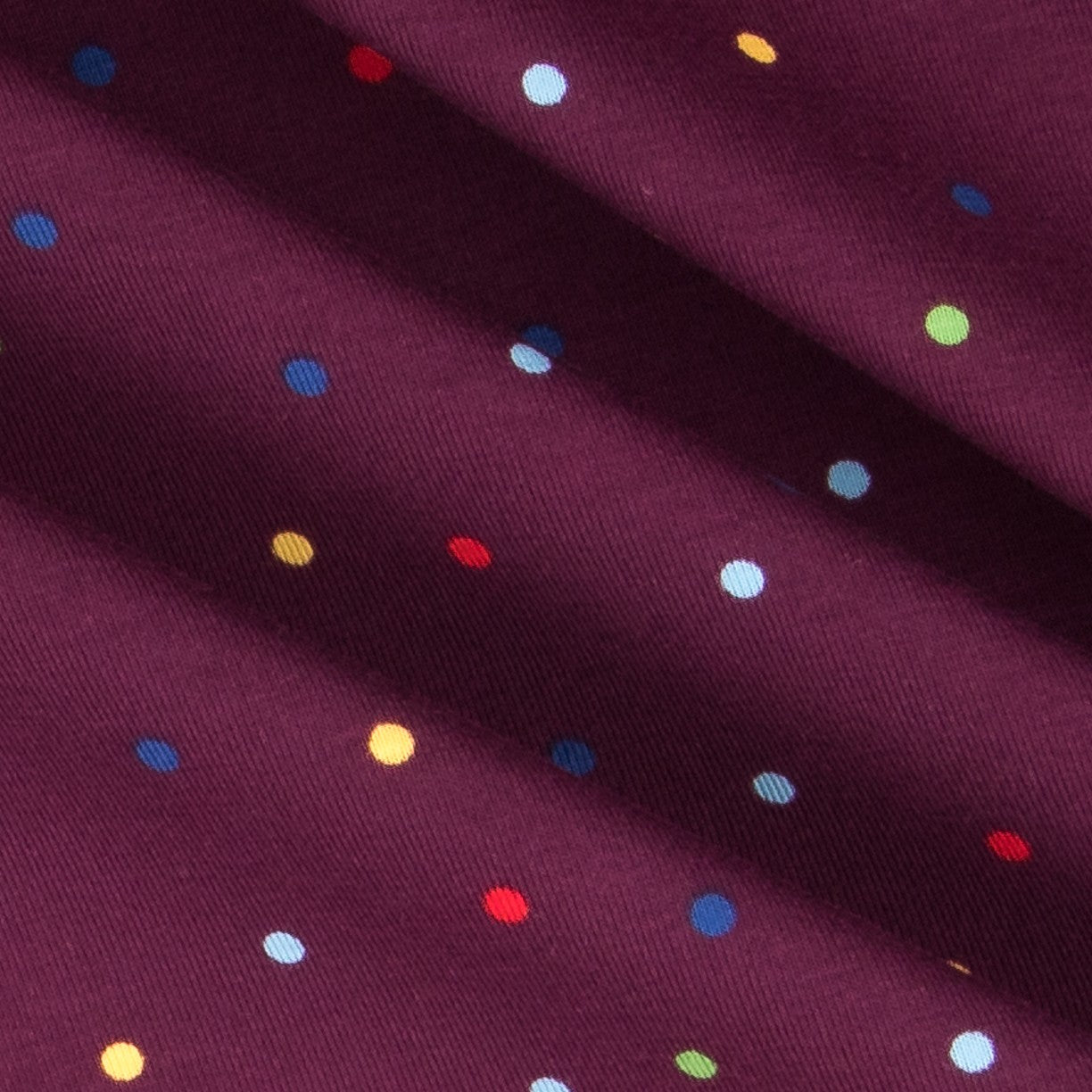 T-Shirt Bourdeaux mit Tupfen - Ribes y Casals