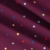 T-Shirt Bourdeaux mit Tupfen - Ribes y Casals