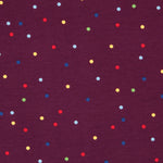 T-Shirt Bourdeaux mit Tupfen - Ribes y Casals