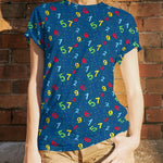 Gestricktes T-shirt Zahlen Canard - Ribes y Casals