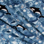 Gestricktes T-shirt Ozeanblau - Ribes y Casals