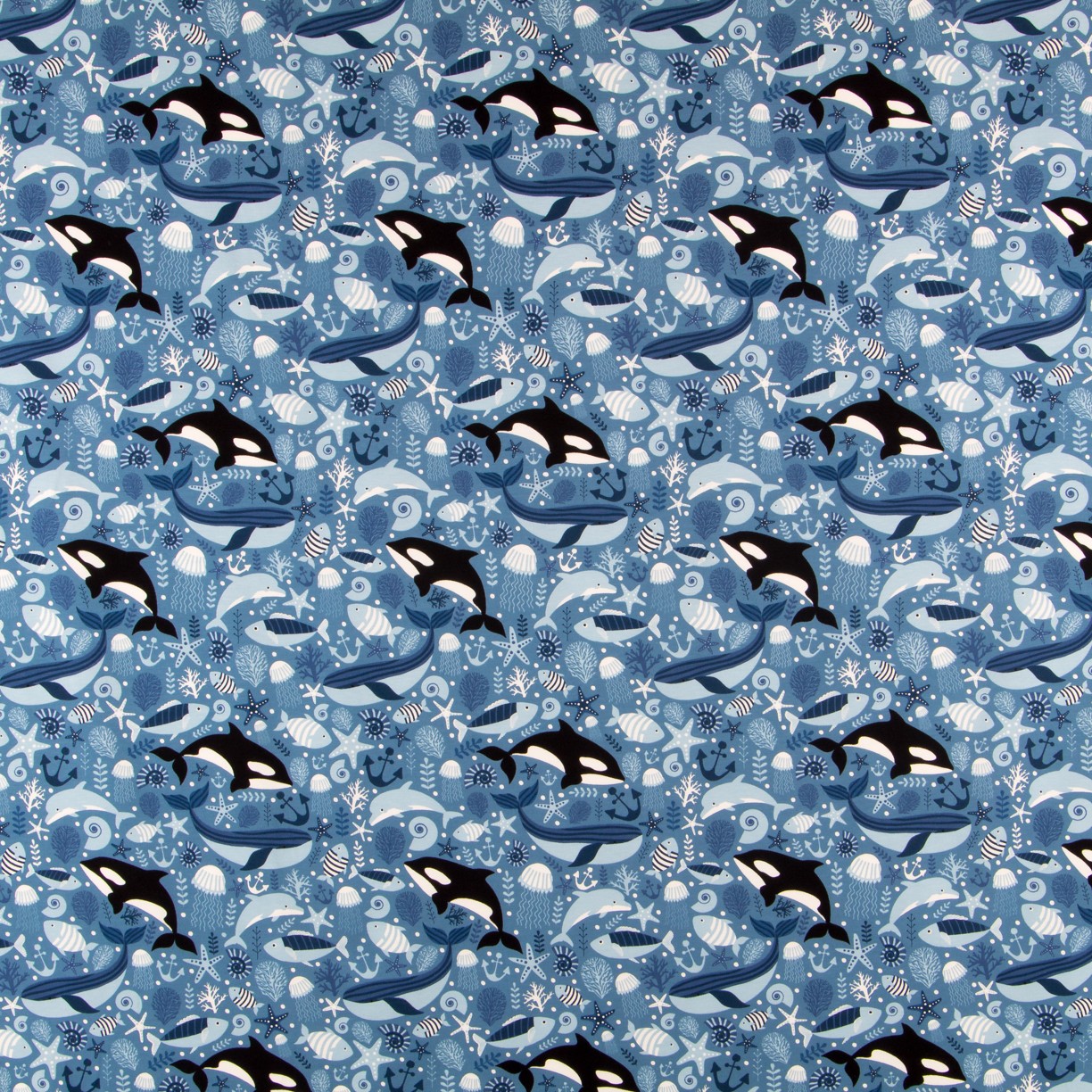 Gestricktes T-shirt Ozeanblau - Ribes y Casals
