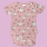 Gestricktes T-shirt Schaf Rosa - Ribes y Casals