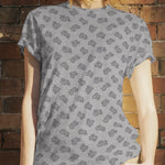 Strick-T-Shirt Texas Grau - Ribes y Casals