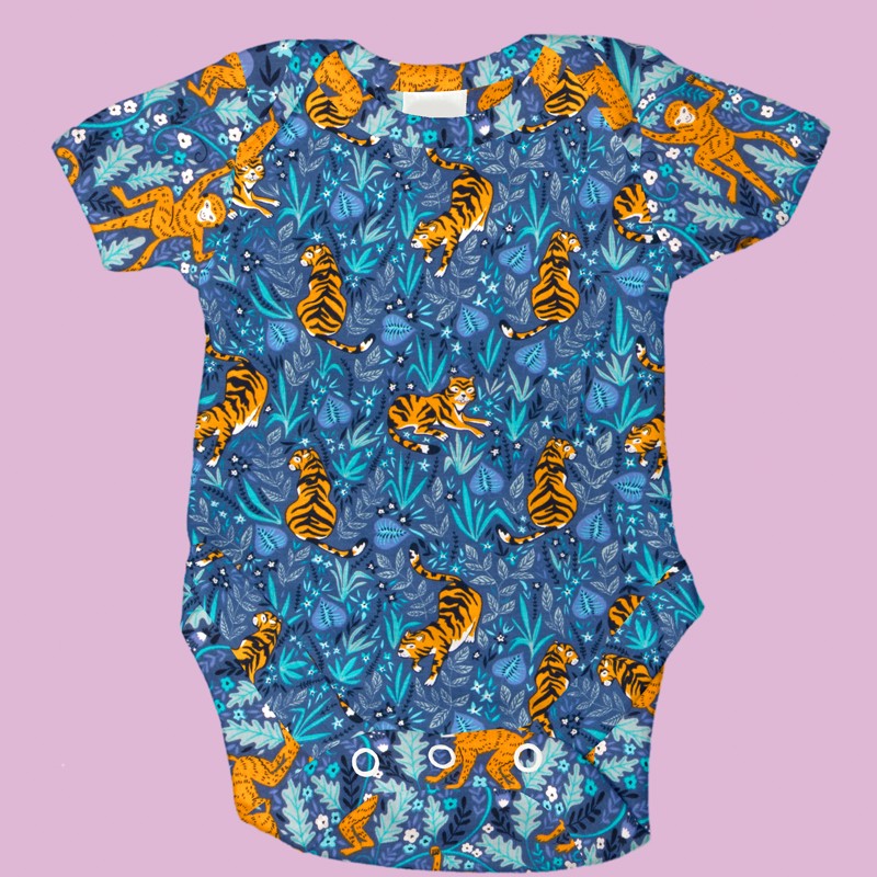 Tiger T-Shirt Blau - Ribes y Casals