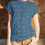 Tiger T-Shirt Blau - Ribes y Casals