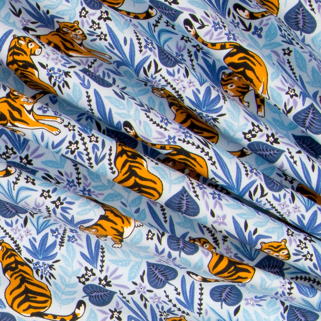 Strick-T-Shirt Tiger Cielo - Ribes y Casals