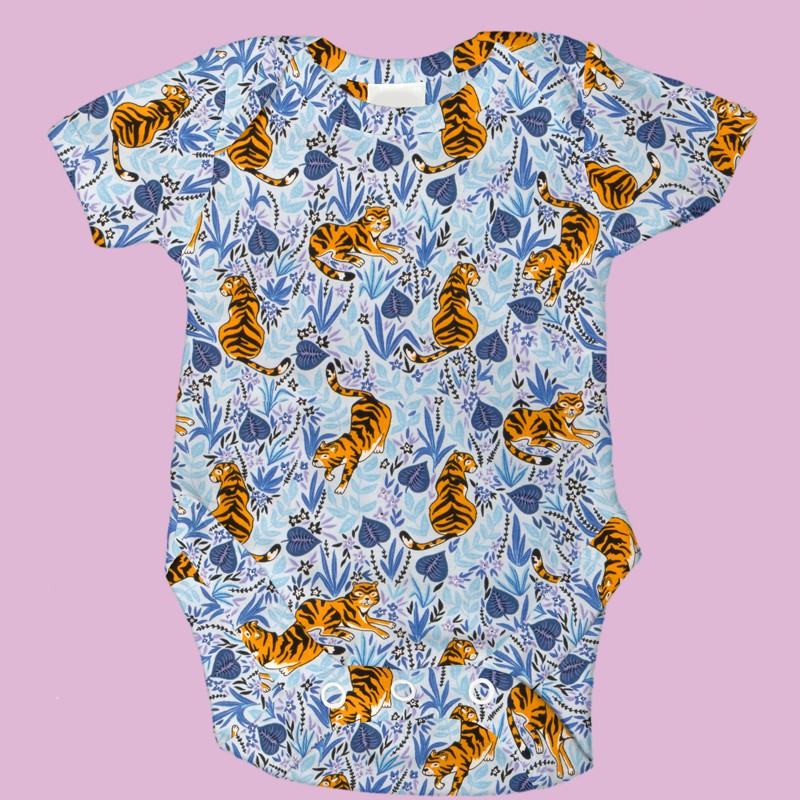 Strick-T-Shirt Tiger Cielo - Ribes y Casals