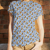 Strick-T-Shirt Tiger Cielo - Ribes y Casals