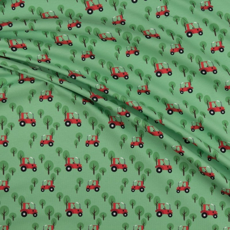 Gestricktes T-shirt Traktor Grün - Ribes y Casals