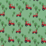Gestricktes T-shirt Traktor Grün - Ribes y Casals