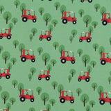 Gestricktes T-shirt Traktor Grün - Ribes y Casals