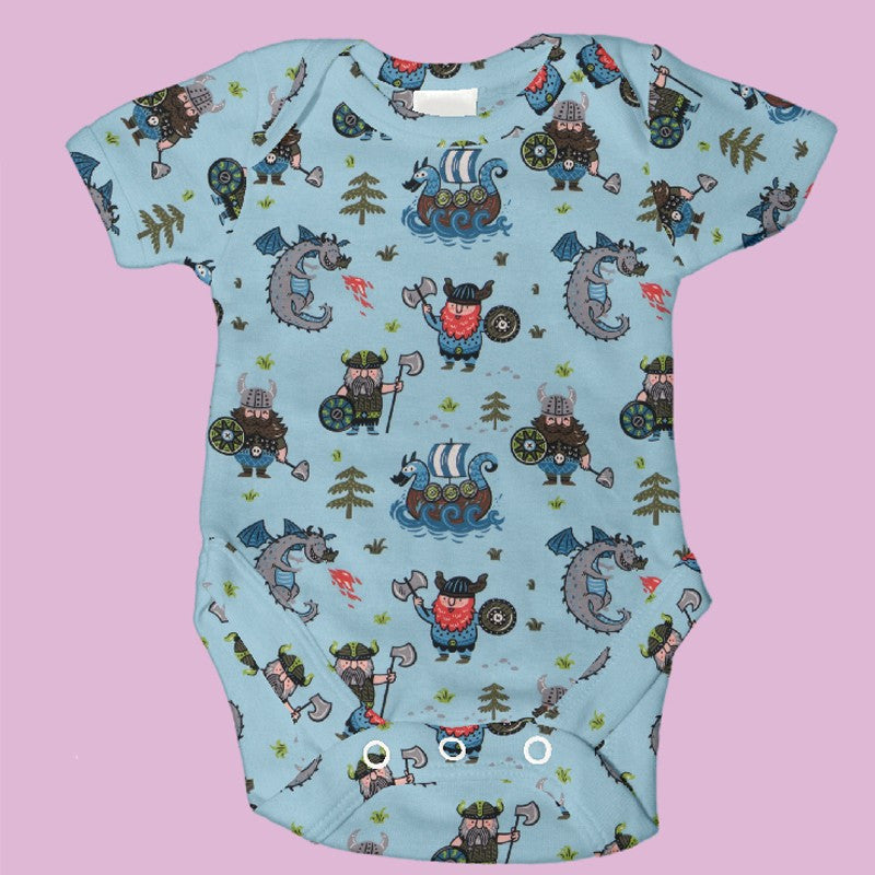 Strick-T-Shirt Vikings Blau - Ribes y Casals