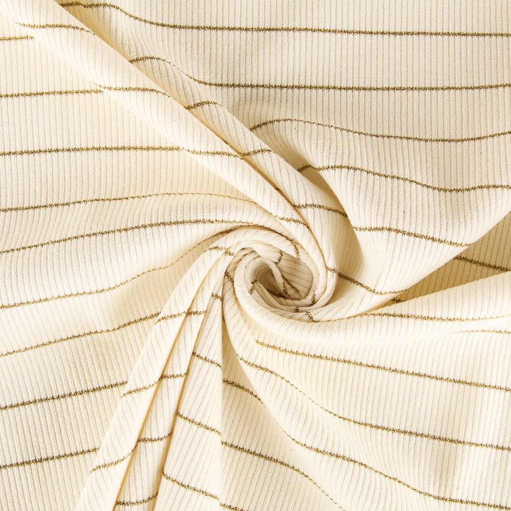 Gold Lurex Rippenstich - Ribes y Casals
