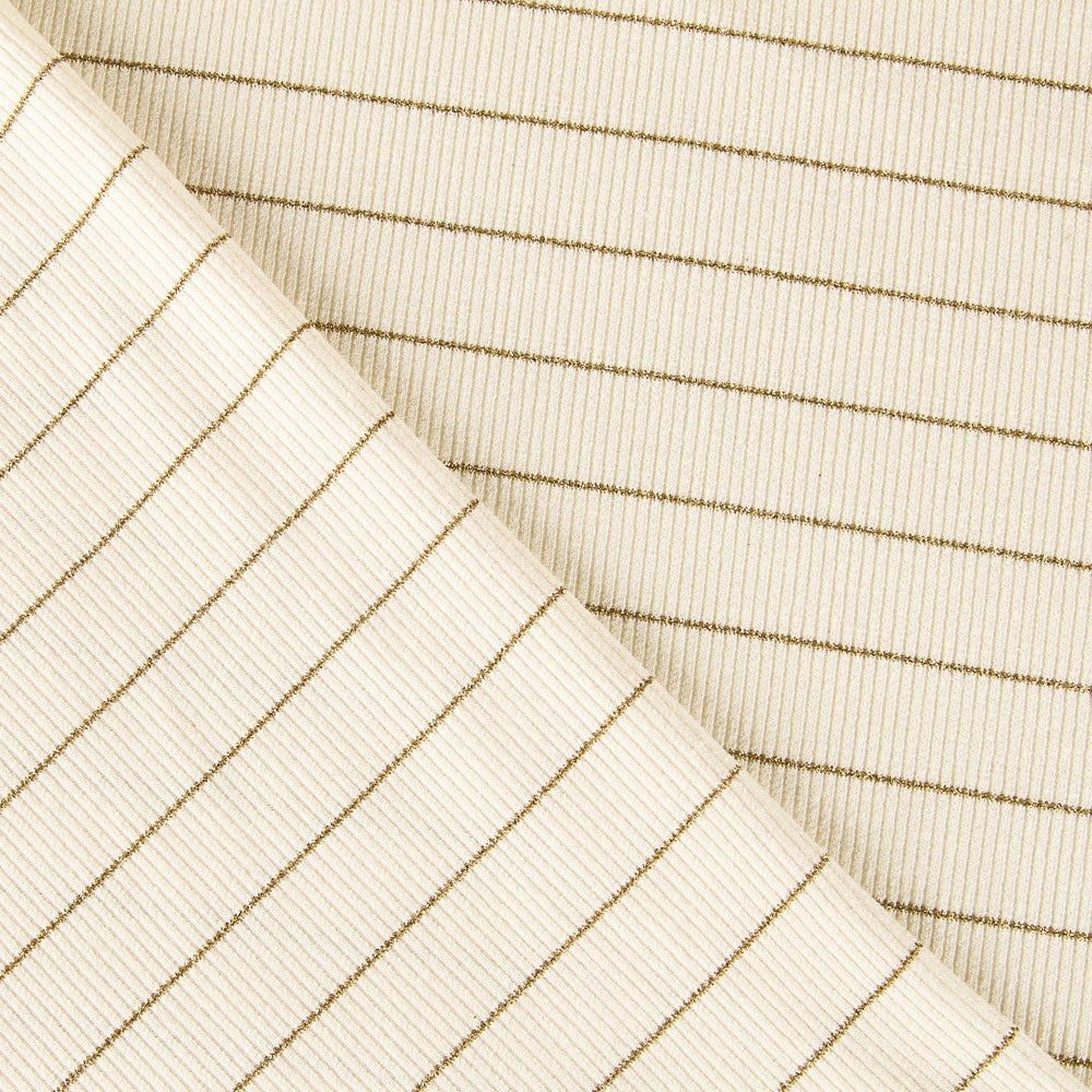 Gold Lurex Rippenstich - Ribes y Casals
