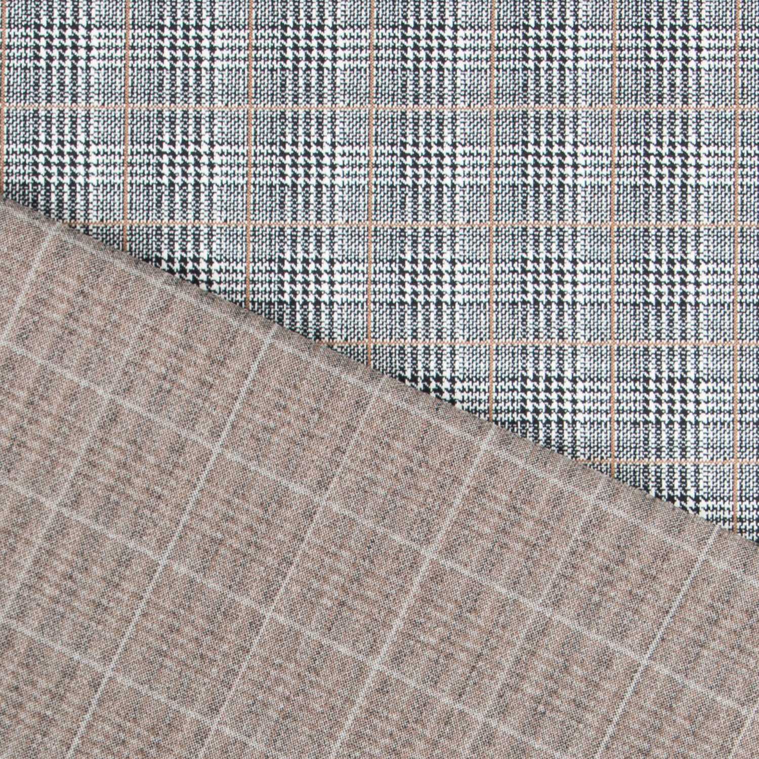 Wales Quadratisch gestrickt Beige - Ribes y Casals