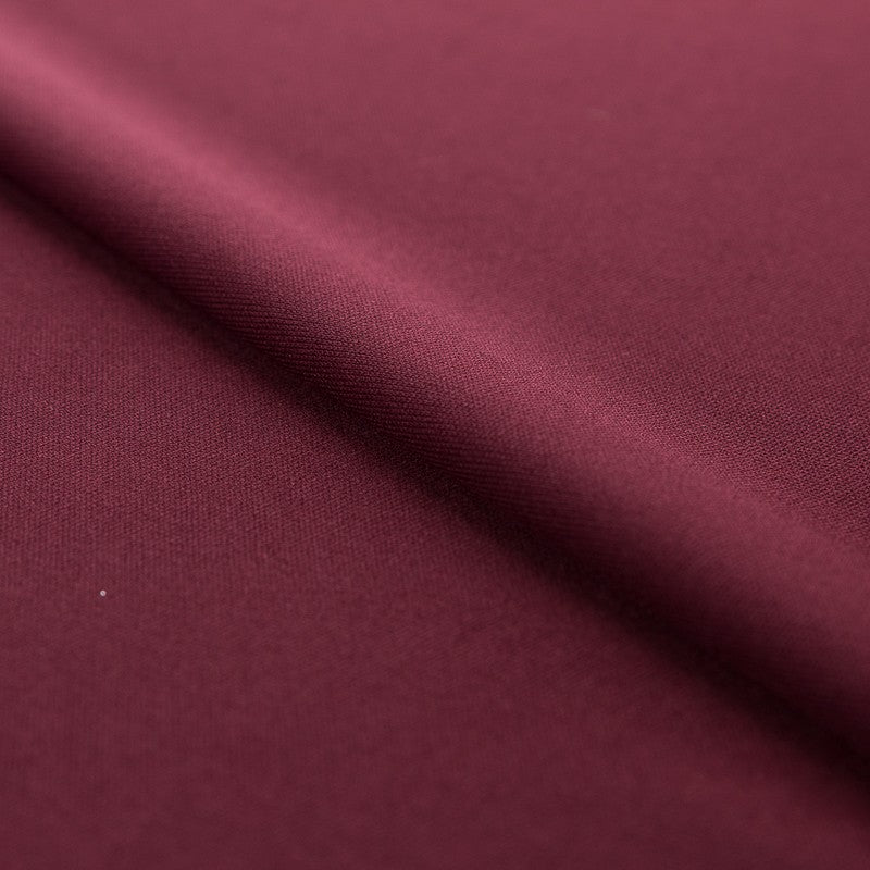 Bordeauxfarbener dunkler Seidenstrickstoff - Verschiedene Größen x Breite 150 cm - Ribes y Casals