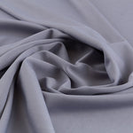 Perlgrauer Seidenstrickstoff - Verschiedene Größen x Breite 150 cm - Ribes y Casals