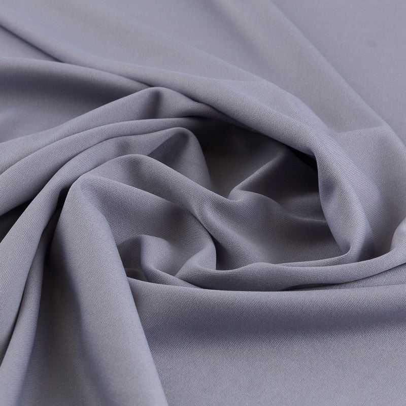Perlgrauer Seidenstrickstoff - Verschiedene Größen x Breite 150 cm - Ribes y Casals