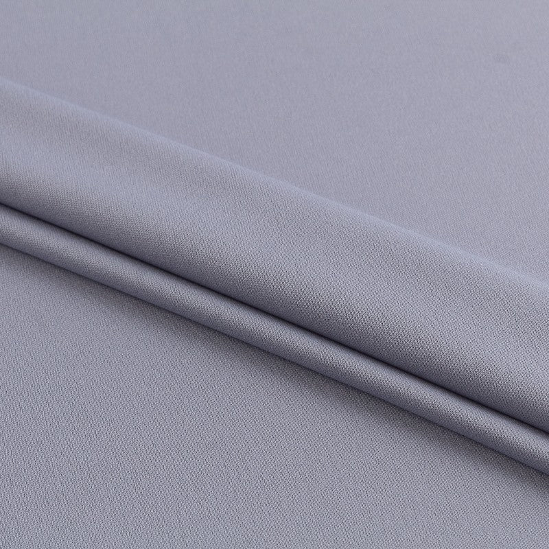 Perlgrauer Seidenstrickstoff - Verschiedene Größen x Breite 150 cm - Ribes y Casals