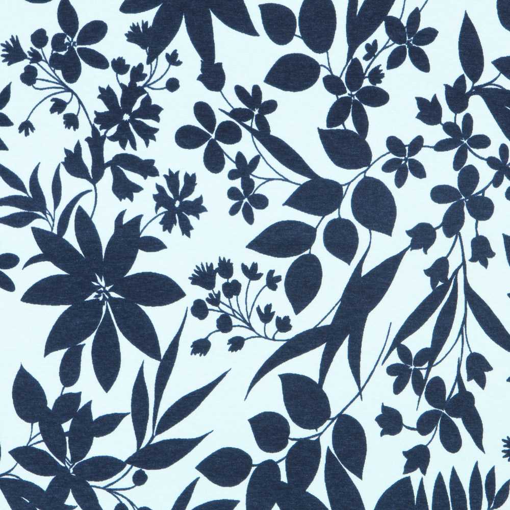 Viskose Floral gestricktes Wasser - Ribes y Casals