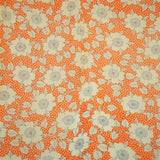 Fein gestricktes Lycra Blume Hintergrund Orange - Ribes y Casals