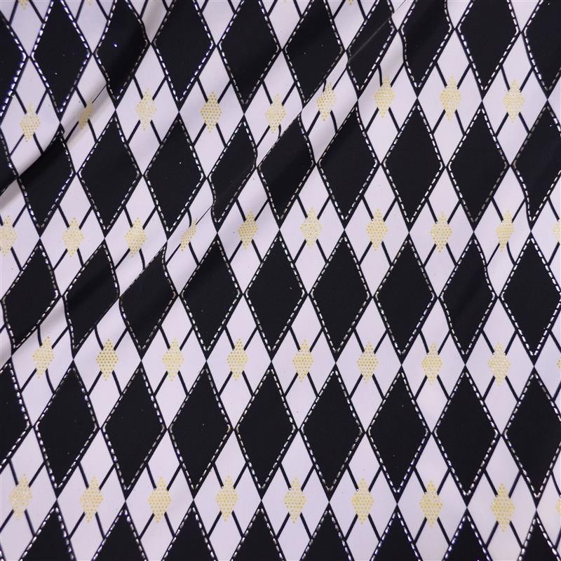 Fein gestricktes Lycra Rhombus Lurex - Ribes y Casals