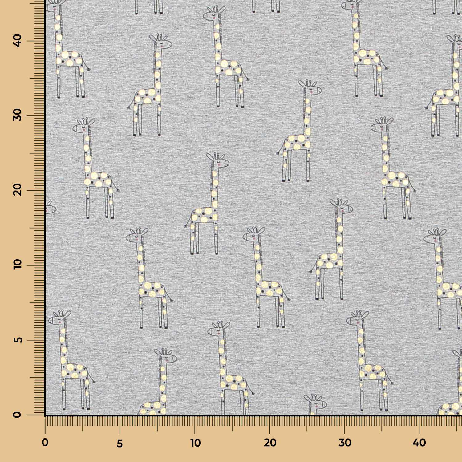 Glitter Dot Giraffe Gold - Ribes y Casals