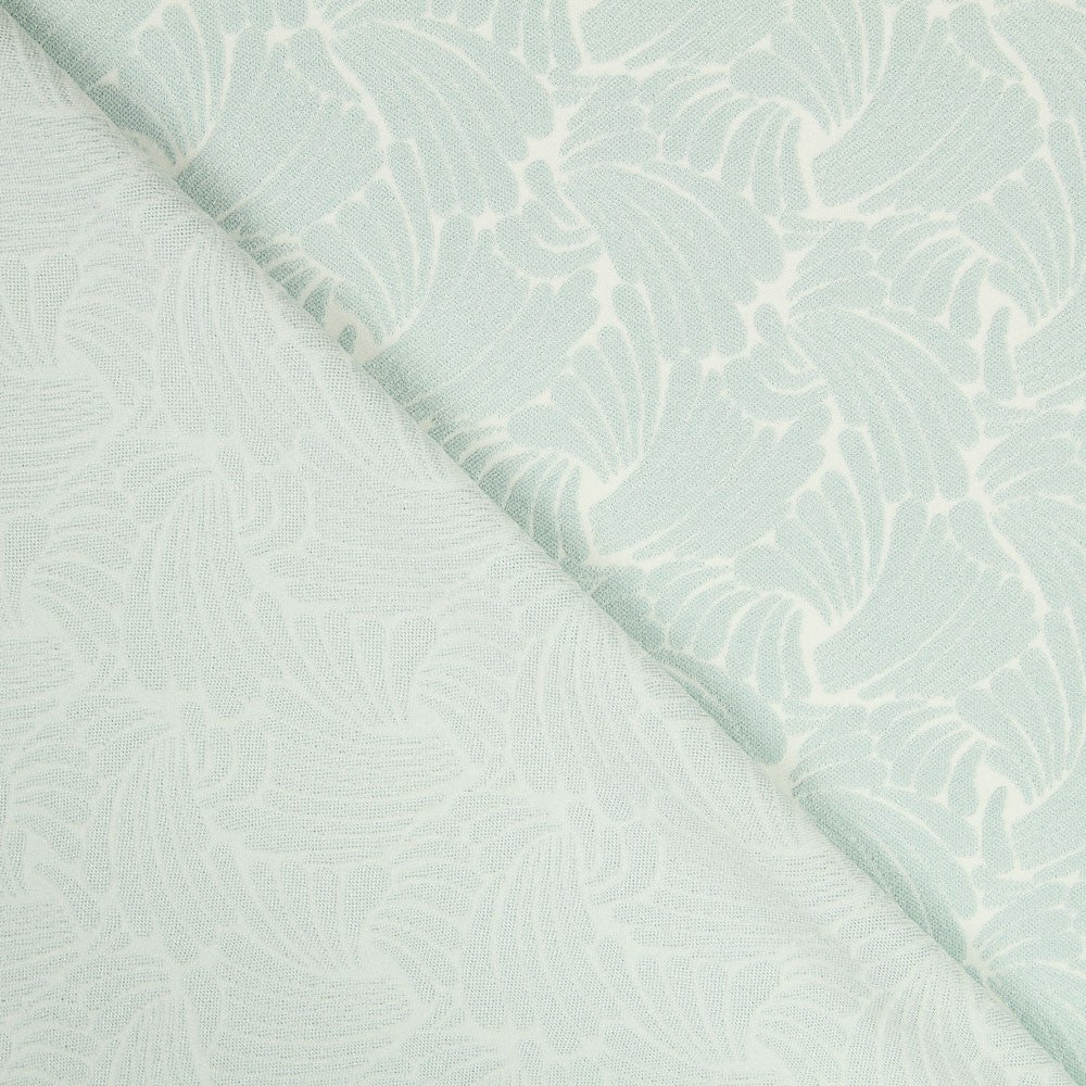Aquamarinfarbener Jacquardstich - Ribes y Casals