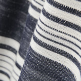 Gestreifter Jacquard-Strick Blue Denim - Ribes y Casals