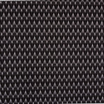 Jacquardgestrickter Rhombus Schwarz - Ribes y Casals