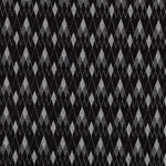 Jacquardgestrickter Rhombus Schwarz - Ribes y Casals