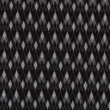 Jacquardgestrickter Rhombus Schwarz - Ribes y Casals