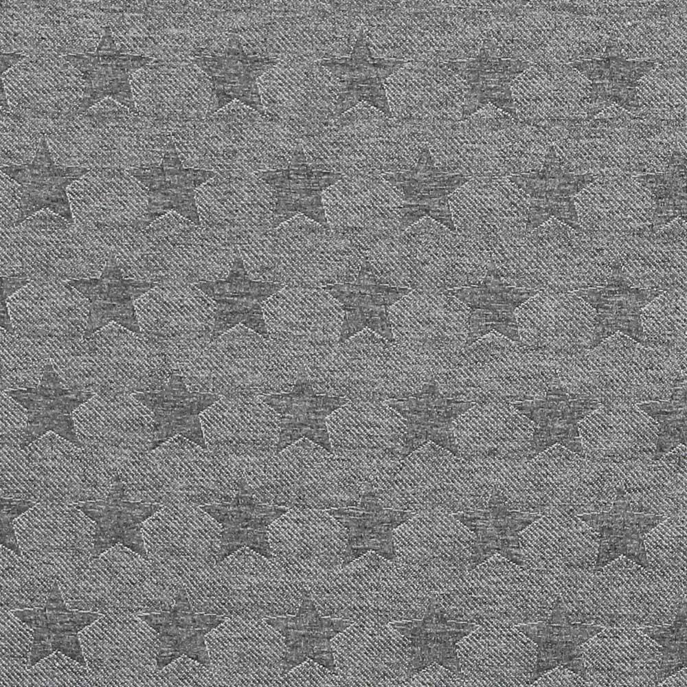 Jacquard gestrickte Sterne Grau Medium - Ribes y Casals