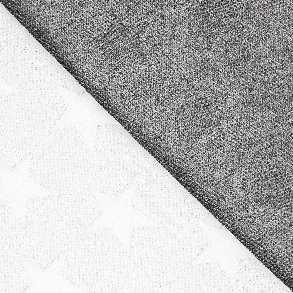 Jacquard gestrickte Sterne Grau Medium - Ribes y Casals