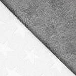 Jacquard gestrickte Sterne Grau Medium - Ribes y Casals