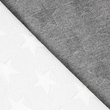 Jacquard gestrickte Sterne Grau Medium - Ribes y Casals