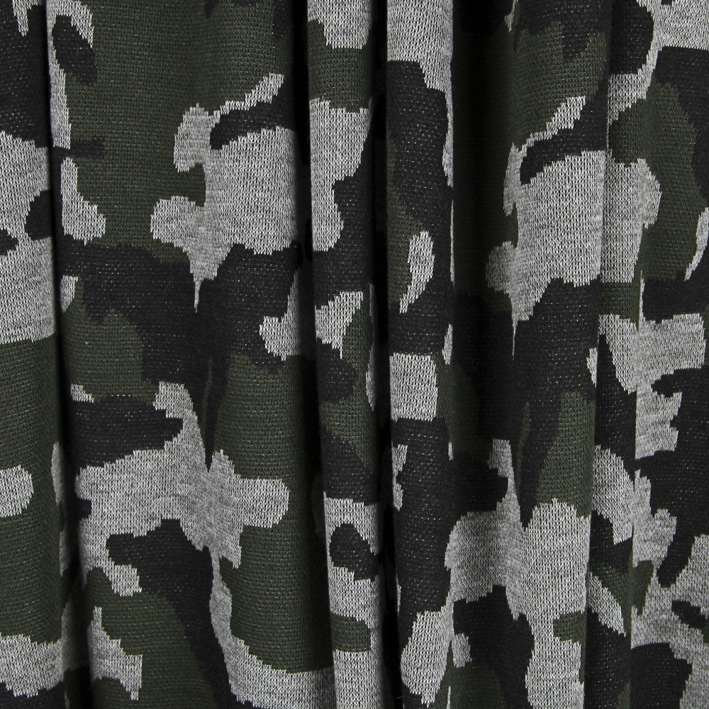 Grauer Militärstrickpullover - Ribes y Casals