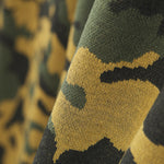 Ockerfarbener Militärstrickpullover - Ribes y Casals